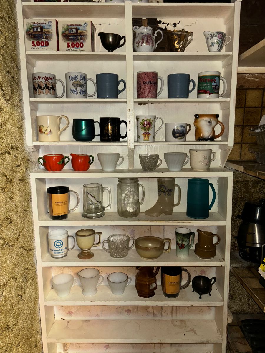Assortment of coffee mugs