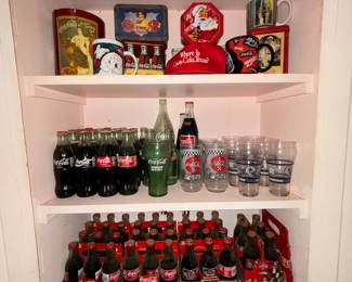 Variety of Coca Cola memorabilia 