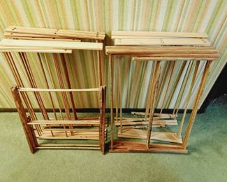 Vintage Foldable Clothes Drying Racks