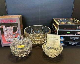 Lenox, Nachtmann, More Crystal Glass Servingware