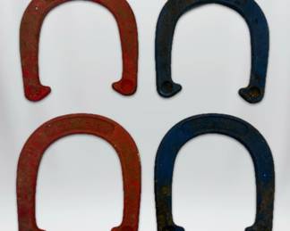 Four Vintage Royal St. Pierre Worcester Horseshoes