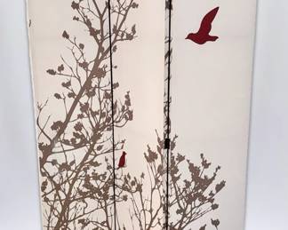 Birds Canvas Print 6ft Folding Room Divider