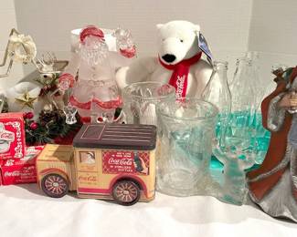 Coca Cola Christmas Merchandise And Other Christmas Decor
