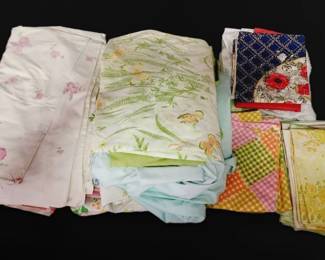 Vintage Colorful Patterned Full Sheets Pillow Cases