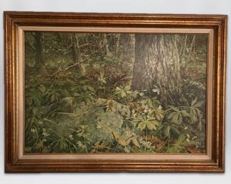 Framed Carolyn Blish Lithograph Print