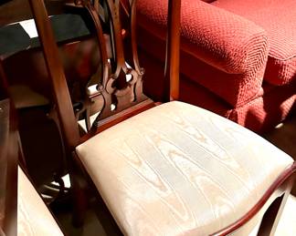 Maitland Smith mahogany dining chairs