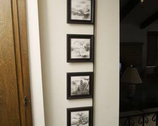 4-Tier Stacked Framed Ceramic Tile Art | View detailed pictures and descriptions on placerauctions.com