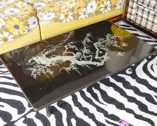 Wang Brand Black Laquer Low Table | View detailed pictures and descriptions on placerauctions.com