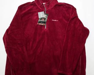 Eddie Bauer Polartec 1/4 Zip Fleece Jacket XXXL | View detailed pictures and descriptions on placerauctions.com