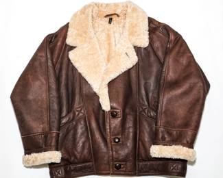Vintage Royal Regiment San Francisco Genuine Leather Jacket L | View detailed pictures and descriptions on placerauctions.com