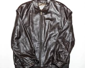 Expedition by Robert Comstock Genuine Leather Jacket XXL | View detailed pictures and descriptions on placerauctions.com