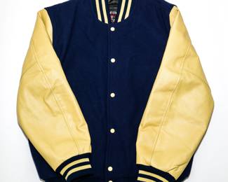 Stewart Strauss Letterman Jacket XXL | View detailed pictures and descriptions on placerauctions.com