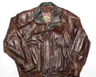 Vintage Wilson Classic Adventure Bound Leather Jacket XL | View detailed pictures and descriptions on placerauctions.com