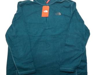 The North Face 'Tka 100 Glacier' 1/4 Zip Fleece Pullover XXL | View detailed pictures and descriptions on placerauctions.com