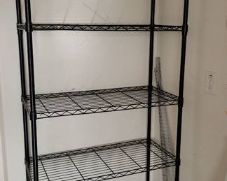 5shelf Metal Rack 36 w X 73 h