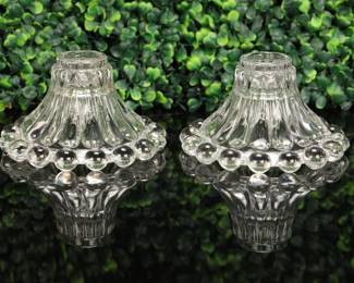 Candlewick candlesticks