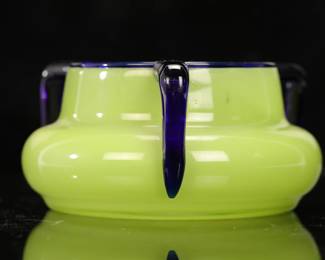 Art Deco Loetz glass vase