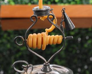 18th c. Georgian wax jack