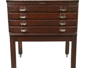 Yawman & Erbe Map Chest