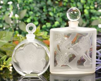 Crystal perfume bottles