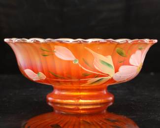 carnival glass bowl