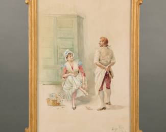 Alfonso Alonso Perez watercolor painting