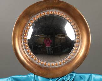 Giltwood girandole convex mirror 1/3