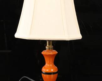 Art Deco Orange Catalin bakelite lamp
