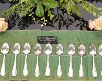 Roden Bros. Sterling silver demi-tasse spoons
