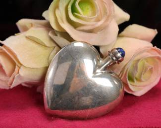 Sterling silver perfume bottle