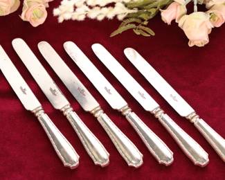 Tiffany & Co. Marquise sterling silver knives