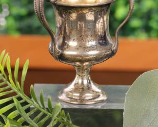 Gorham sterling silver loving cup "Poindexter"