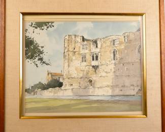 Stanley Orchart watercolor Newark Castle