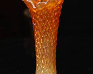 Carnival glass vase