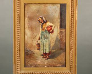 Greta Molin oil/canvas painting