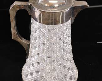 Mappin & Web cut glass pitcher