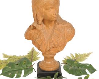 Terra cotta bust