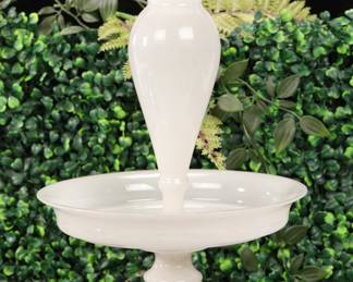 Glass compote/ epergne