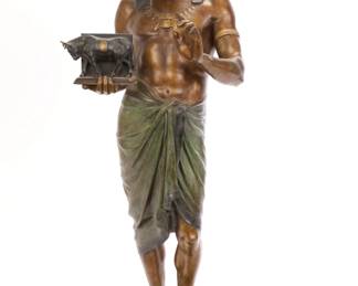 Emile Louis Picault Egyptian Revival Bronze sculpture #2