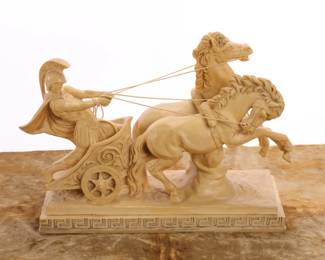 Roman chariot sculpture