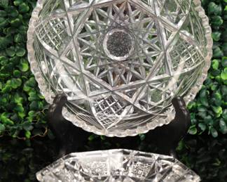 Antique cut glass gorup