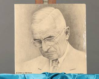 Harry S. Truman rare vinyl record- partially sealed