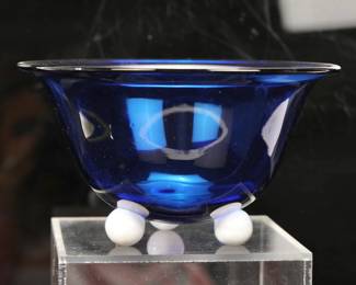 Art Deco glass bowl
