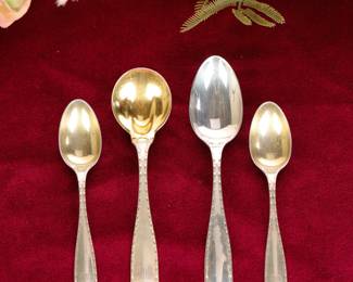 Tiffany & Co. Marquise sterling silver spoons