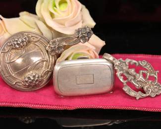 Antique Sterling silver group