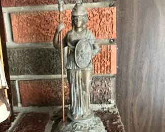 Antique Priests of Pallas candlestick