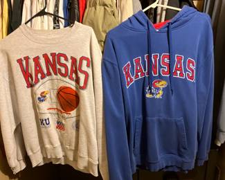 KU sweat shirt, KU hoodie