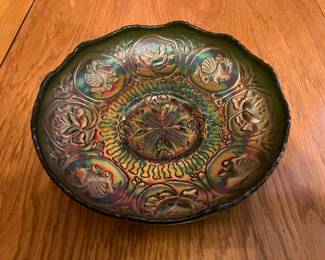 Fenton "Dragons and Lotus" carnival glass