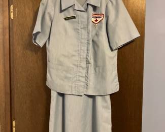 Vintage Red Cross uniform
