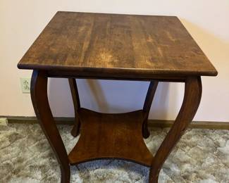 Antique oak parlor table 